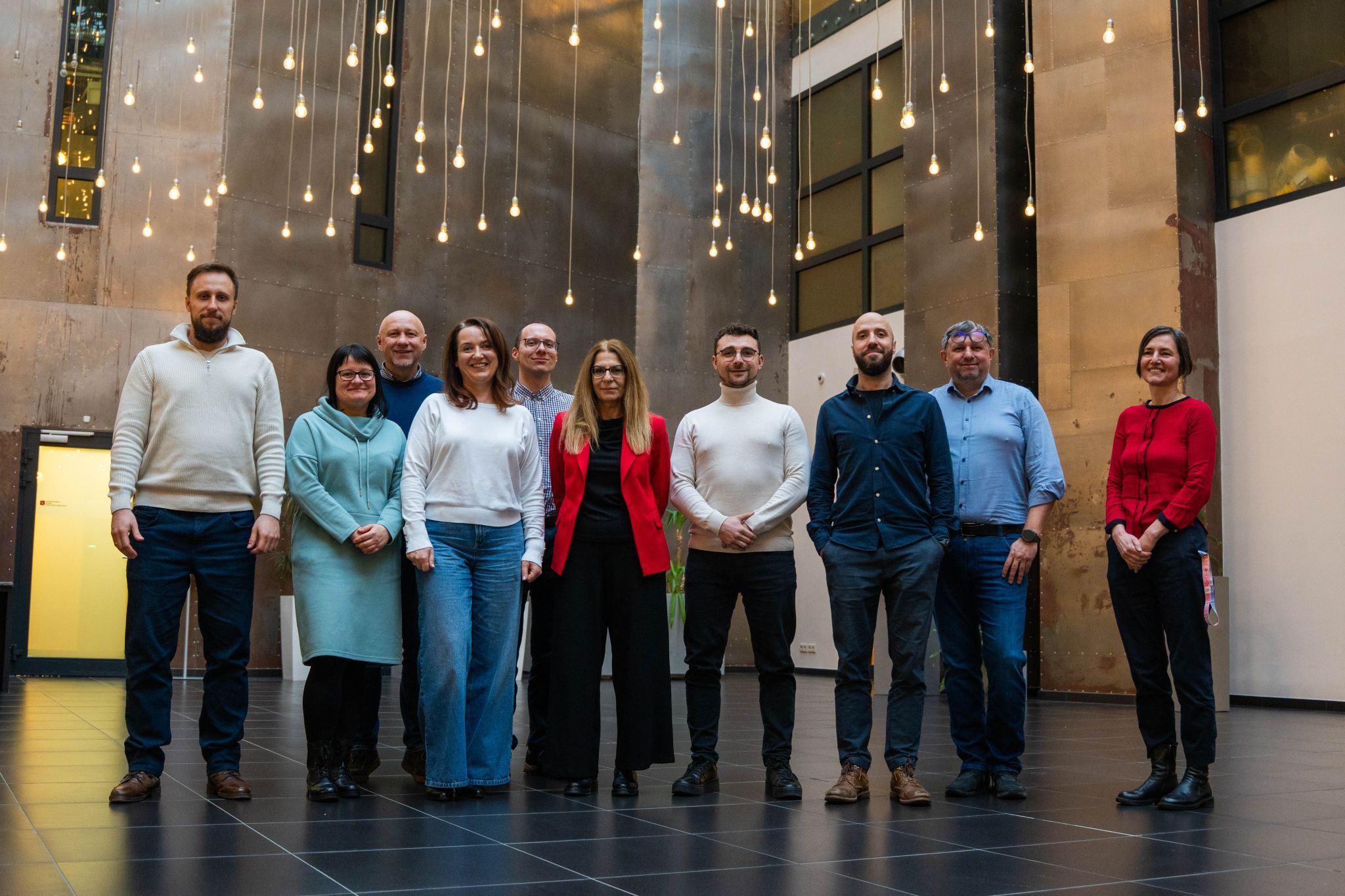 Zespół Dragon Poland podczas warsztatów zarządzania zmianą w Krakowskim Parku Technologicznym