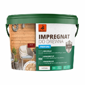 Impregnare Lemn Acrilică Premium Culoare mahon 10L Dragon