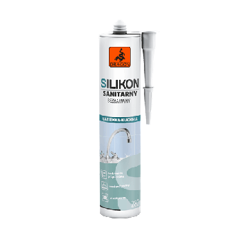 Silicon Sanitar incolor 280ml Dragon