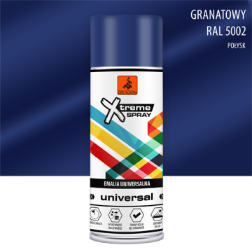 Spray Universal Email granatowy RAL 5002 400ml Dragon