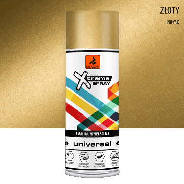 Spray Universal Email Złoty metalik 400ml Dragon