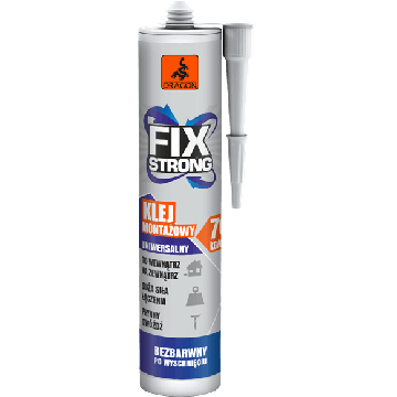 Adeziv Montaj Cu Fixare Solidă incolor 280ml Dragon