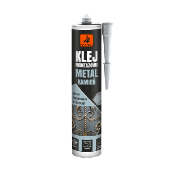 Adeziv Montaj Metal-Piatră Culoare crem 280ml