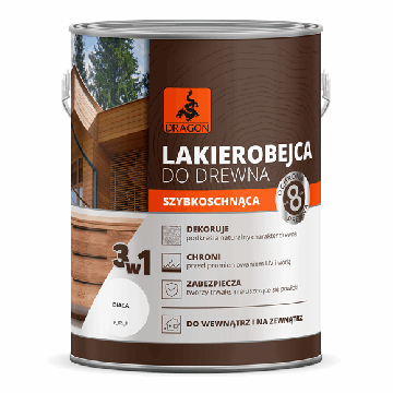 Lac Colorare Lemn Cu Uscare Rapidă gri 2,5L Dragon