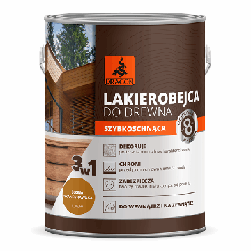 Lac Colorare Lemn Cu Uscare Rapidă Culoare pin Scandinav 2,5L Dragon