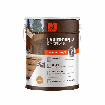 Lac Colorare Lemn Cu Uscare Rapidă Culoare pin Scandinav 5L