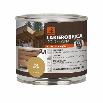 Lac Colorare Lemn Cu Uscare Rapidă Culoare stejar deschis 200ml