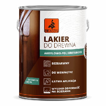 Lac Acrilic-Poliuretanic Pentru Lemn luciu delicat incolor 2,5L