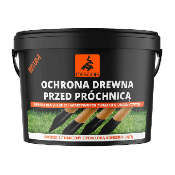 Agent Pentru Protecţia Lemnului Împotriva Putregaiului neagră 3kg Dragon